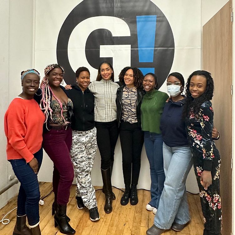 Company members with Gina Torres